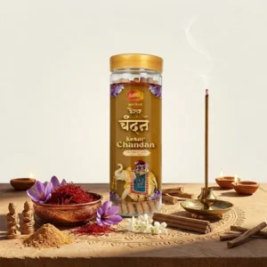 Chandan Kesar Bambooless Incense Jar Pack