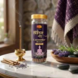 Lavender Shanti Bambooless Incense Jar Pack
