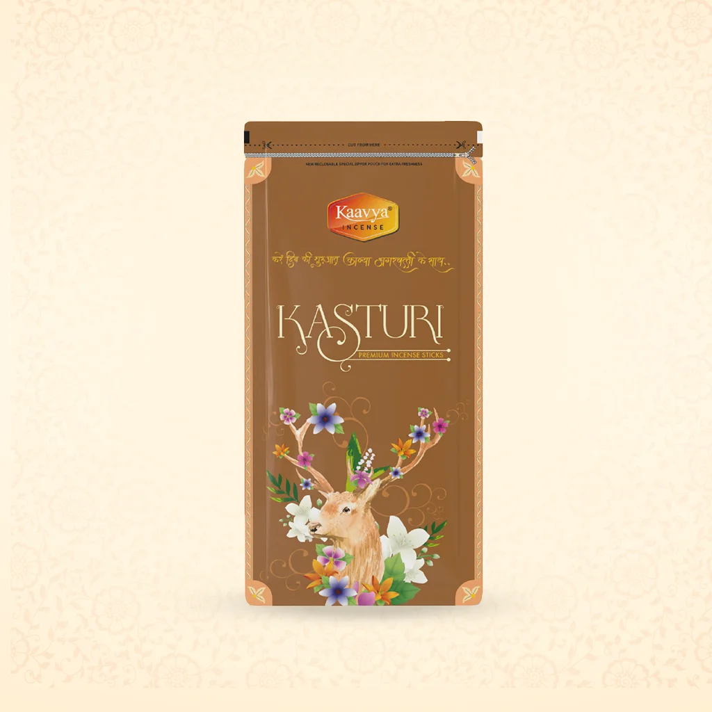 Kaavya Mix Frgrance Zipper Pack Agarbatti 100 Grams - Image 2